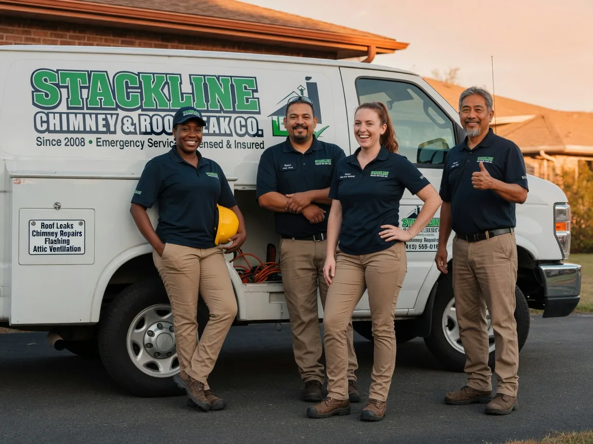 Chimney flashing repair company in Walnut Creek, OH
